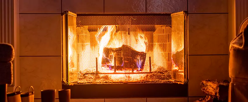 Mendota Hearth Landscape Fireplace Installation in Beckley, West Virginia